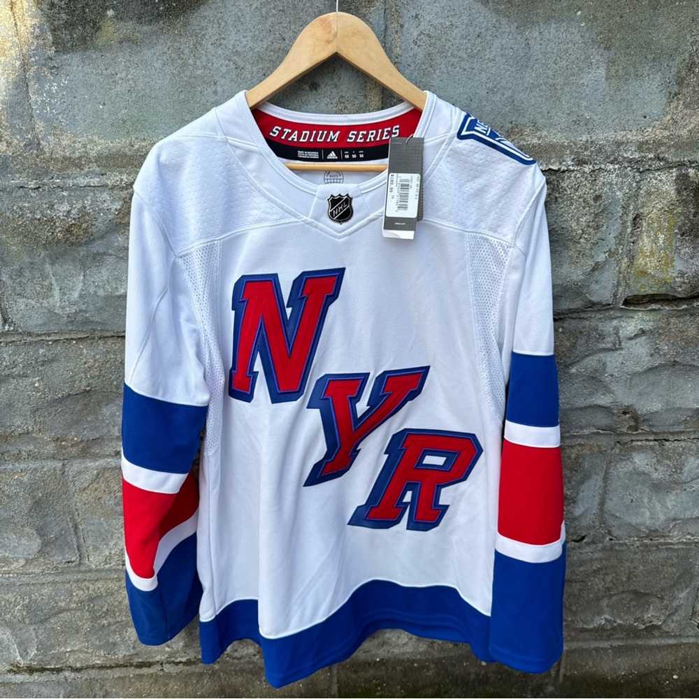 New York Rangers Jersey adidas 2024 NHL Stadium Series Primegreen Authentic 50